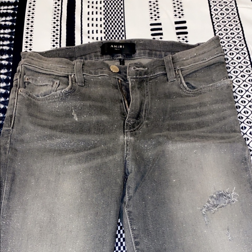 Amiri Women’s Glitter Jeans Gem